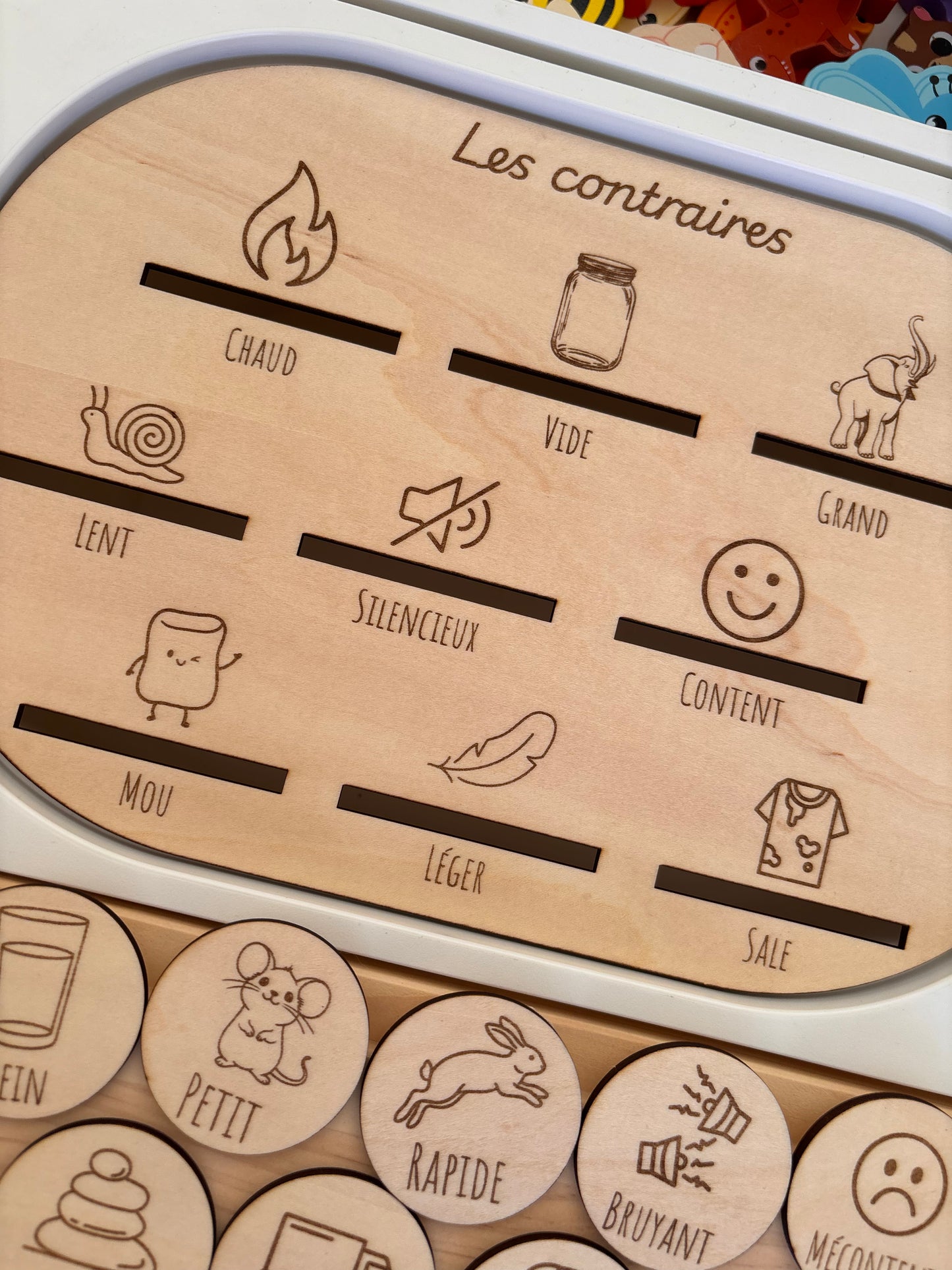 Insert TROFAST activité - Les contraires