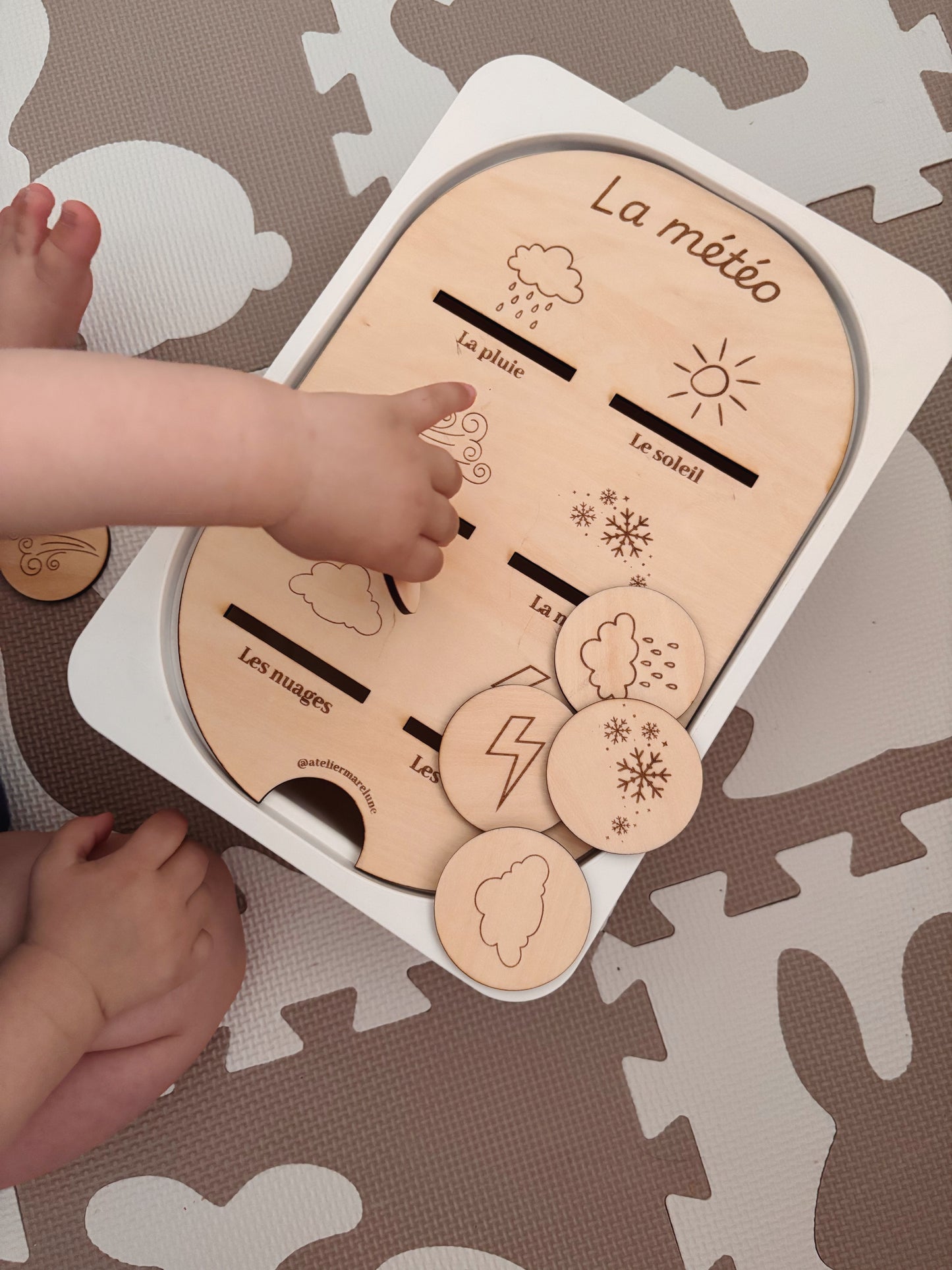 Insert TROFAST activité bébé La météo