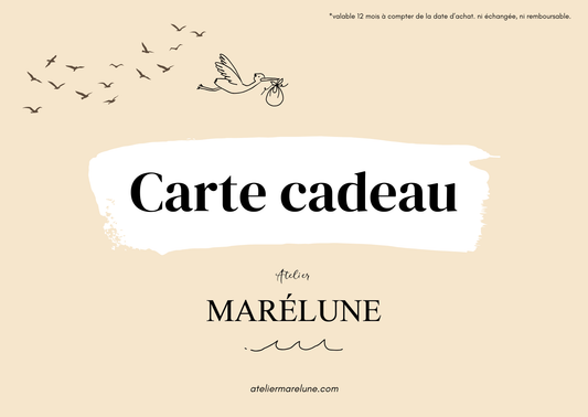 Carte cadeau Atelier Marélune
